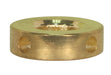 SATCO/NUVO Shade Rings 10 Gauge 3/4 Inch Diameter 4 Hole Brass Plated (90-2457)