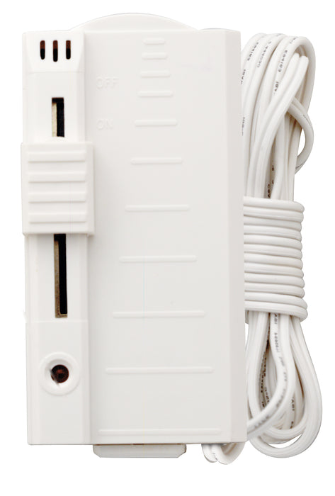 SATCO/NUVO Slide-Floor Lamp Dimmer 500W-120V 4.3A Rating White Finish 7 Foot Length SPT-2 White Wire (90-1069)