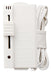 SATCO/NUVO Slide-Floor Lamp Dimmer 500W-120V 4.3A Rating White Finish 7 Foot Length SPT-2 White Wire (90-1069)