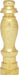 SATCO/NUVO Small Spindle Finial Burnished And Lacquered 1-7/8 Inch Height 1/4-27 (90-130)