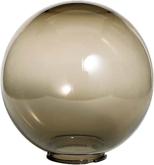 SATCO/NUVO Smoke Acrylic Globe 16 Inch Diameter 5-1/4 Inch Fitter (50-783)