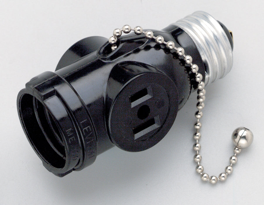 SATCO/NUVO Bakelite Socket With Pull Chain (S70-540)