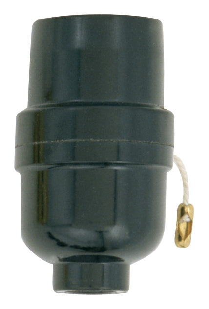 SATCO/NUVO Bakelite Medium Base Pull Chain Socket (S70-433)