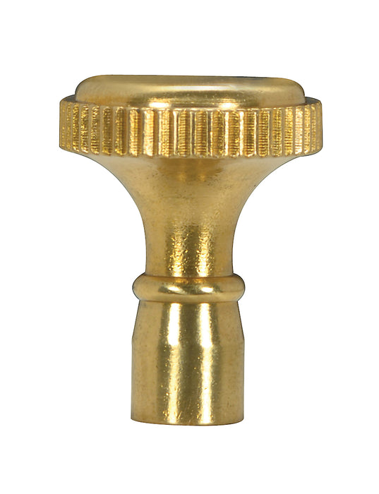 SATCO/NUVO Solid Brass Knob 4/36 Mandrel Polished Brass (80-1353)