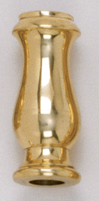 SATCO/NUVO Solid Brass Neck And Spindle Burnished And Lacquered 7/8 Inch X 2 Inch 1/8 Slip (90-097)