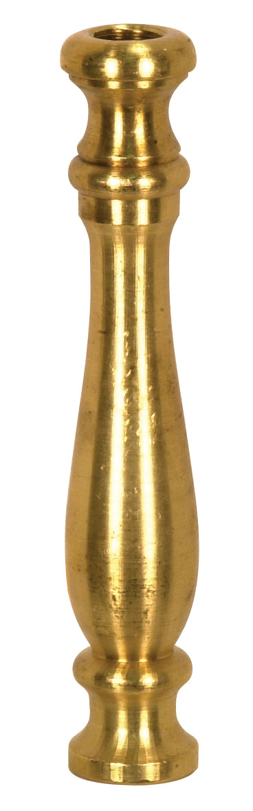 SATCO/NUVO Solid Brass Neck And Spindle Unfinished 3/4 Inch X 4-1/8 Inch 1/8 IP Tapped (90-2170)