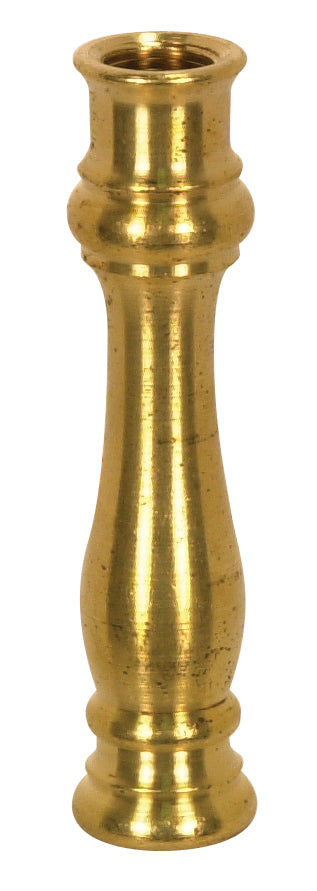 SATCO/NUVO Solid Brass Neck And Spindle Unfinished 5/8 Inch X 2-11/16 Inch 1/8 IP Tapped (90-2171)