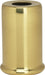 SATCO/NUVO Solid Brass Spacer 7/16 Inch Hole 1-1/2 Inch Height 7/8 Inch Diameter 1 Inch Base Diameter Polished And Lacquered (90-2225)