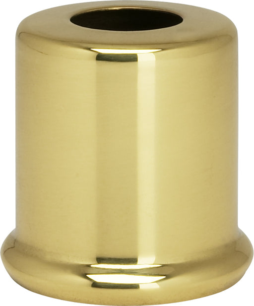 SATCO/NUVO Solid Brass Spacer 7/16 Inch Hole 1 Inch Height 7/8 Inch Diameter 1 Inch Base Diameter Polished And Lacquered (90-2223)