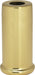 SATCO/NUVO Solid Brass Spacer 7/16 Inch Hole 2 Inch Height 7/8 Inch Diameter 1 Inch Base Diameter Polished And Lacquered (90-2221)