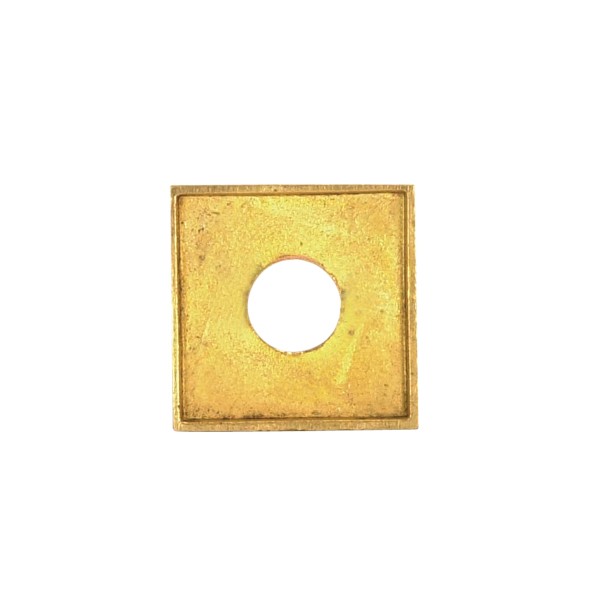 SATCO/NUVO Solid Brass Square Check Ring 1/8 IP Slip 1 Inch Polished Finish (90-2319)