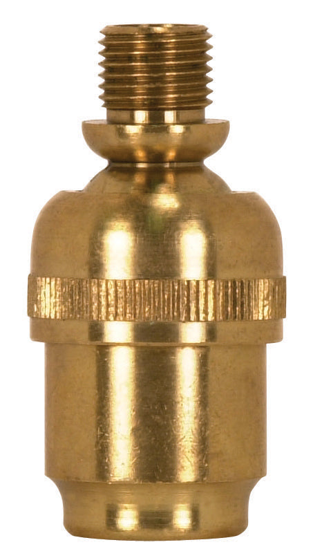 SATCO/NUVO Solid Brass Heavy Duty Swivel 1/8 M X 1/8 F 1-3/4 Inch Height Unfinished (90-2335)