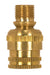 SATCO/NUVO Solid Brass Knurled Swivel 1/8 M X 1/8 F 1-3/16 Inch Height Unfinished (90-2332)