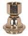 SATCO/NUVO Solid Brass Large Hang Straight Swivel 1/4 F Top And Bottom 1-1/16 Inch Ring Nut To Seat 1-1/2 Inch Height Cylinder Nickel Finish (90-2337)