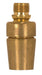 SATCO/NUVO Solid Brass Modern Long Swivel 1/8 M X 1/8 F 1-1/2 Inch Height Unfinished (90-2333)
