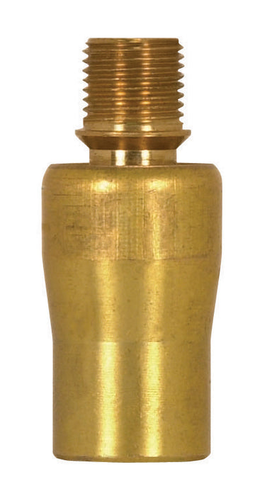 SATCO/NUVO Solid Brass Stop Swivel 1/8 M X 1/4 F 1-5/8 Inch Height Unfinished (90-2329)