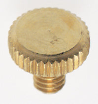 SATCO/NUVO Solid Brass Thumb Screw Flat Head 8/32-1/4 Inch Length Brass Finish (90-635)