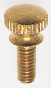 SATCO/NUVO Solid Brass Thumb Screw Flat Head 8/32-3/8 Inch Length Brass Finish (90-744)