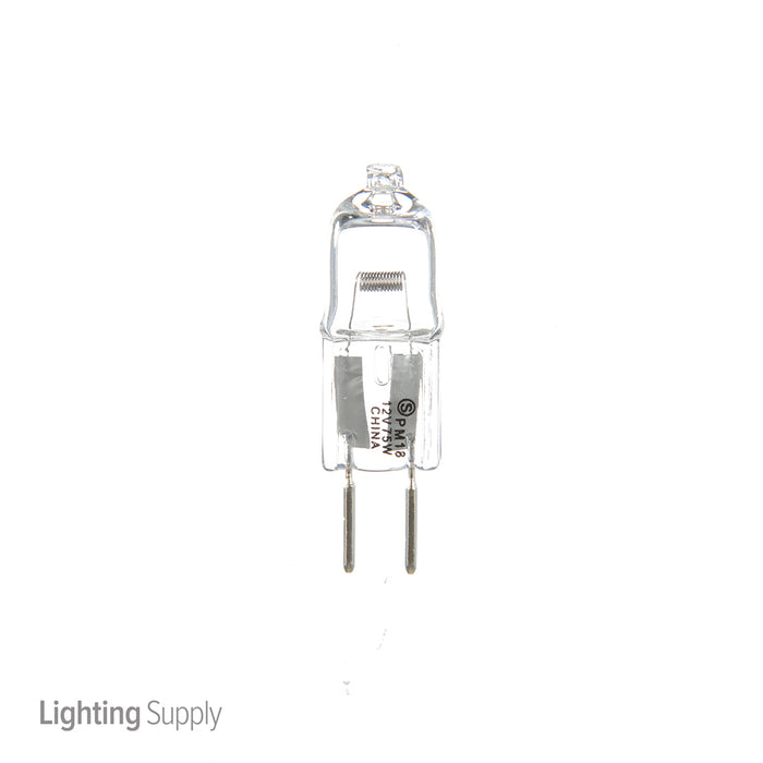 SATCO/NUVO 75T4/CL 75W Halogen T4 Clear 2000 Hours 1350Lm Bi-Pin Gy6.35 Base 12V 2900K (S3156)