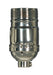 SATCO/NUVO Standard Keyless Socket 1/8 IPS 3 Piece Stamped Solid Brass Polished Nickel Finish 660W 250V (80-1447)
