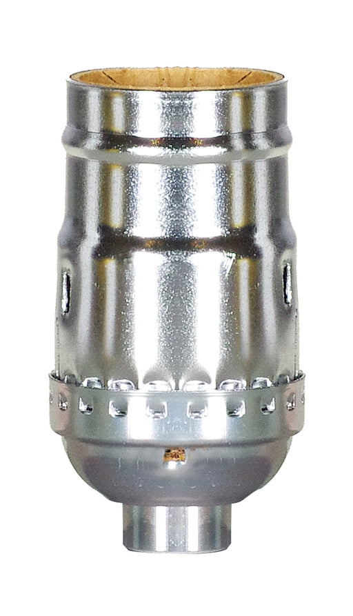 SATCO/NUVO Standard Keyless Socket 1/8 IPS Aluminum Nickel Finish 660W 250V (80-1670)