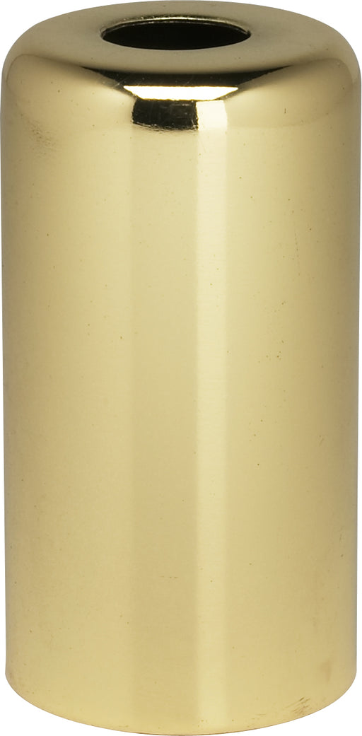 SATCO/NUVO Steel Candle Cup 7/16 Inch Hole 17/8 Inch Height 1 Inch Diameter Brass Plated (80-1183)