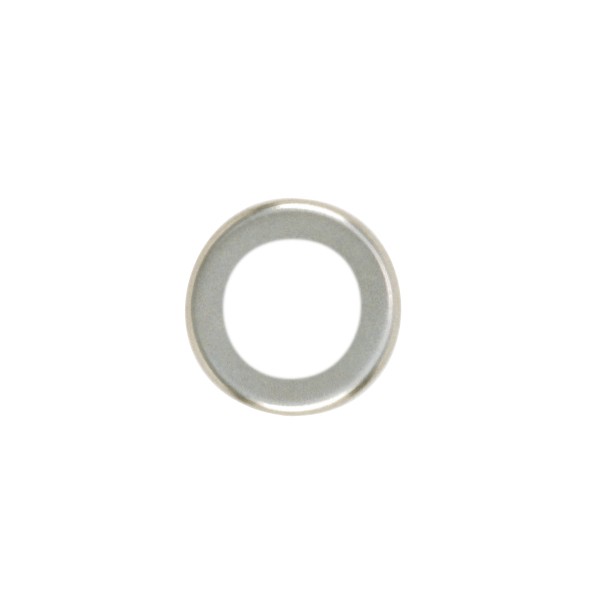 SATCO/NUVO Steel Check Ring Curled Edge 1/4 IP Slip Nickel Plated Finish 1 Inch Diameter (90-1832)
