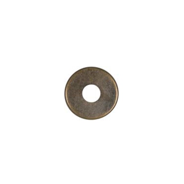 SATCO/NUVO Steel Check Ring Curled Edge 1/8 IP Slip Antique Brass Finish 1 Inch Diameter (90-1766)