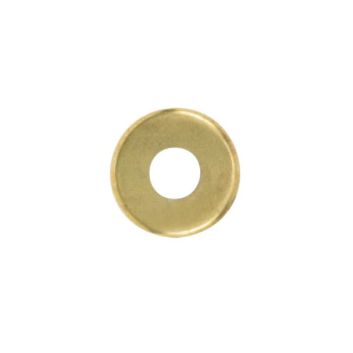 SATCO/NUVO Steel Check Ring Curled Edge 1/8 IP Slip Brass Plated Finish 1/2 Inch Diameter (90-2049)