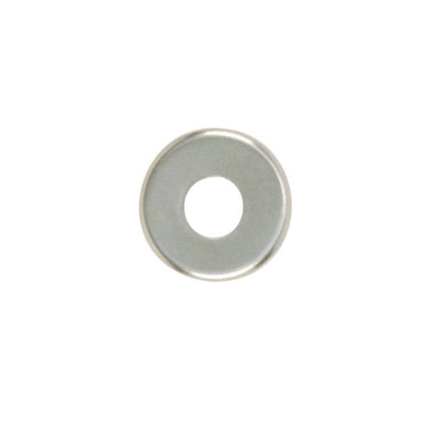 SATCO/NUVO Steel Check Ring Curled Edge 1/8 IP Slip Nickel Plated Finish 1 Inch Diameter (90-361)