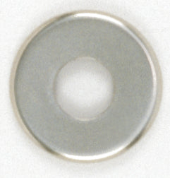 SATCO/NUVO Steel Check Ring Curled Edge 1/8 IP Slip Nickel Plated Finish 1-1/2 Inch (90-1096)