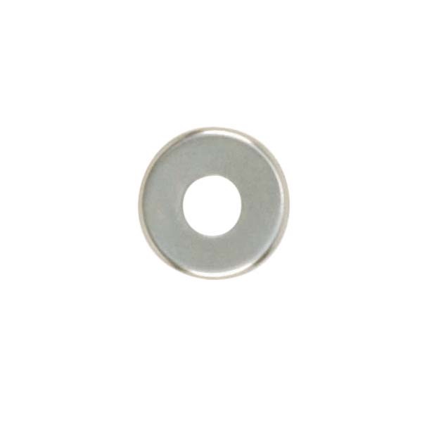 SATCO/NUVO Steel Check Ring Curled Edge 1/8 IP Slip Nickel Plated Finish 2 Inch Diameter (90-1790)
