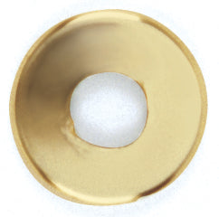 SATCO/NUVO Steel Check Ring Curled Edge 1/8 IP Slip Vacuum Brass Finish 1-1/4 Inch Diameter (90-177)