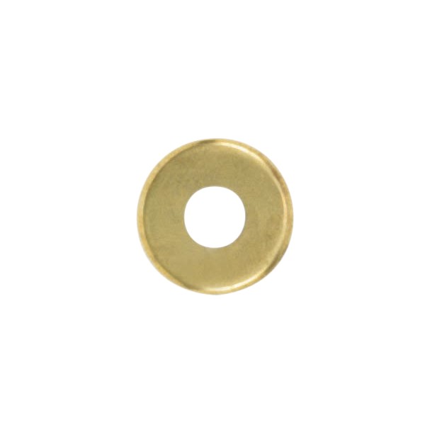 SATCO/NUVO Steel Check Ring Straight Edge 1/8 IP Slip Brass Plated Finish 1-1/4 Inch Diameter (90-353)