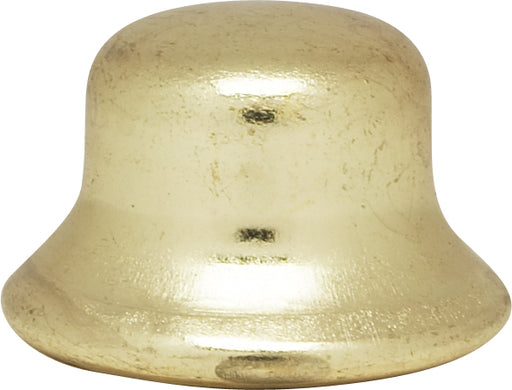 SATCO/NUVO Steel Finial 1/4-27 1/2 Inch Brass Plated (90-139)