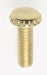 SATCO/NUVO Steel Knurled Head Thumb Screw 8/32-1/2 Inch Length Brass Plated Finish (90-022)