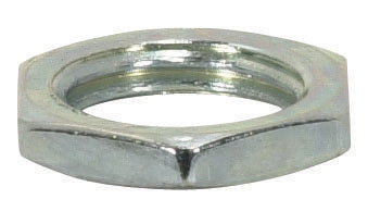 SATCO/NUVO Steel Locknut 1/4 IP 11/16 Inch Hexagon 1/8 Inch Thick Zinc Plated Finish (90-171)
