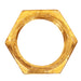 SATCO/NUVO Steel Locknut 1/4 IP 11/16 Inch Hexagon 1/8 Inch Thick Brass Plated Finish (90-591)