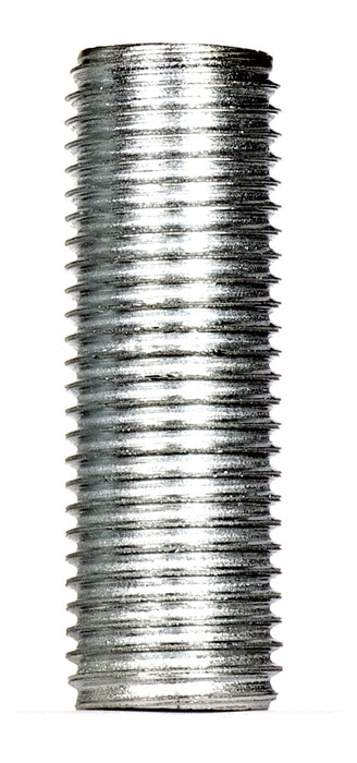 SATCO/NUVO 1/4 IP Steel Nipple Zinc Plated 1-1/2 Inch Length 1/2 Inch Wide (90-298)