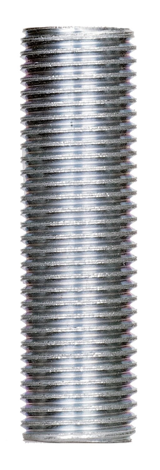 SATCO/NUVO 1/4 IP Steel Nipple Zinc Plated 1-3/4 Inch Length 1/2 Inch Wide (90-1025)