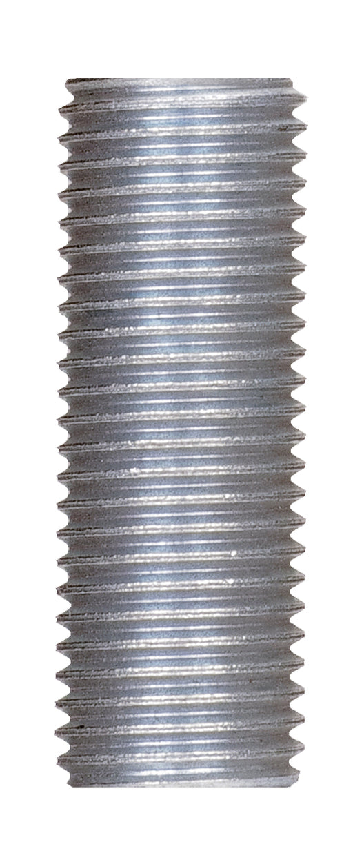 SATCO/NUVO 1/4 IP Steel Nipple Zinc Plated 1-3/8 Inch Length 1/2 Inch Wide (90-2114)