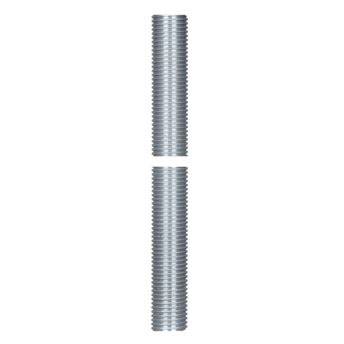 SATCO/NUVO 1/4 IP Steel Nipple Zinc Plated 10 Inch Length 1/2 Inch Wide (90-2124)