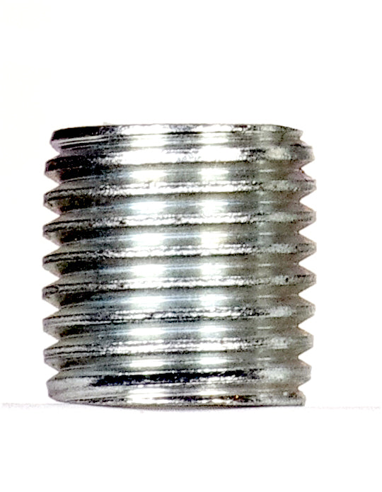 SATCO/NUVO 1/4 IP Steel Nipple Zinc Plated 1/2 Inch Length 1/2 Inch Wide (90-296)