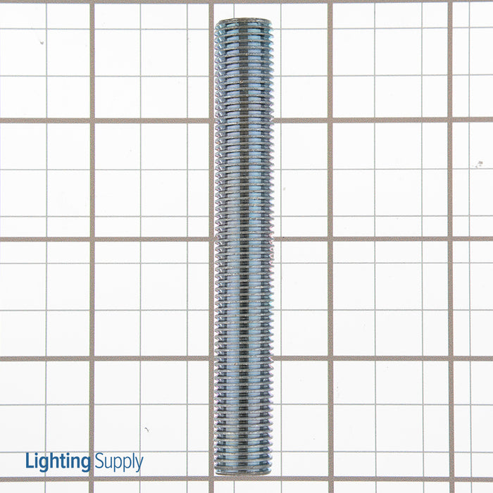 SATCO/NUVO 1/4 IP Steel Nipple Zinc Plated 3-3/4 Inch Length 1/2 Inch Wide (90-1163)