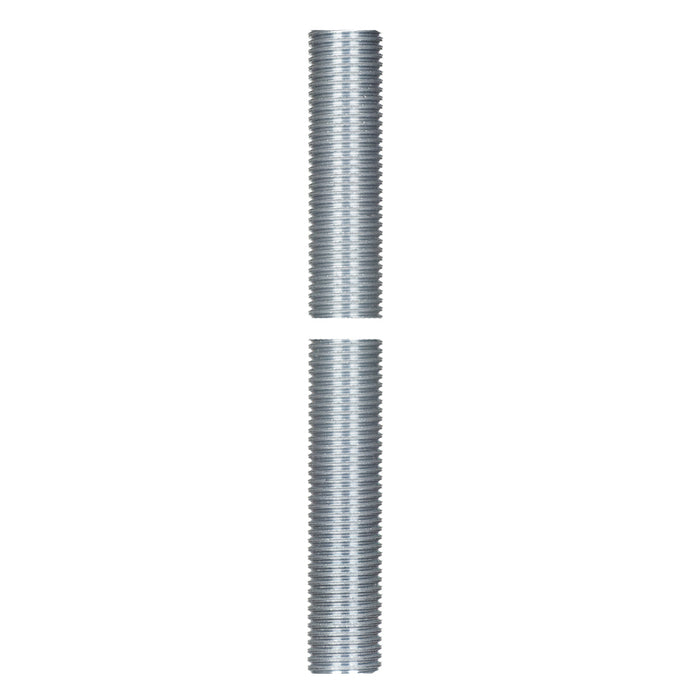 SATCO/NUVO 1/4 IP Steel Nipple Zinc Plated 8 Inch Length 1/2 Inch Wide (90-2122)