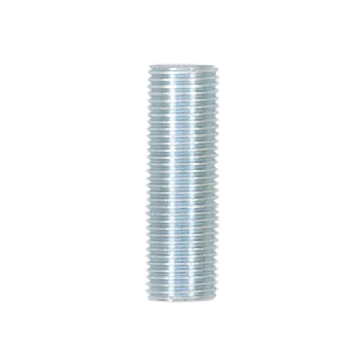 SATCO/NUVO 1/8 IP Steel Nipple Zinc Plated 1-5/8 Inch Length 3/8 Inch Wide (90-2111)