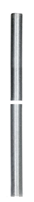 SATCO/NUVO 1/8 IP Steel Nipple Zinc Plated 10 Inch Length 3/8 Inch Wide (90-1068)