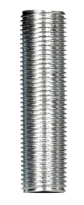 SATCO/NUVO 1/8 IP Steel Nipple Zinc Plated 3-1/2 Inch Length 3/8 Inch Wide (90-293)