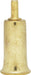 SATCO/NUVO Steel Riser 1/4-27 Brass Plated 1-1/2 Inch Height (90-2597)