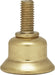 SATCO/NUVO Steel Riser 1/4-27 Brass Plated 1/2 Inch Height (90-2458)